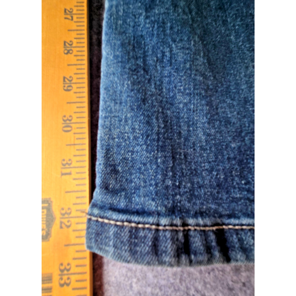 Original Berne Men's Work Jeans Blue Denim Straight Leg Whiskered 32x32.5 - Picture 6 of 15